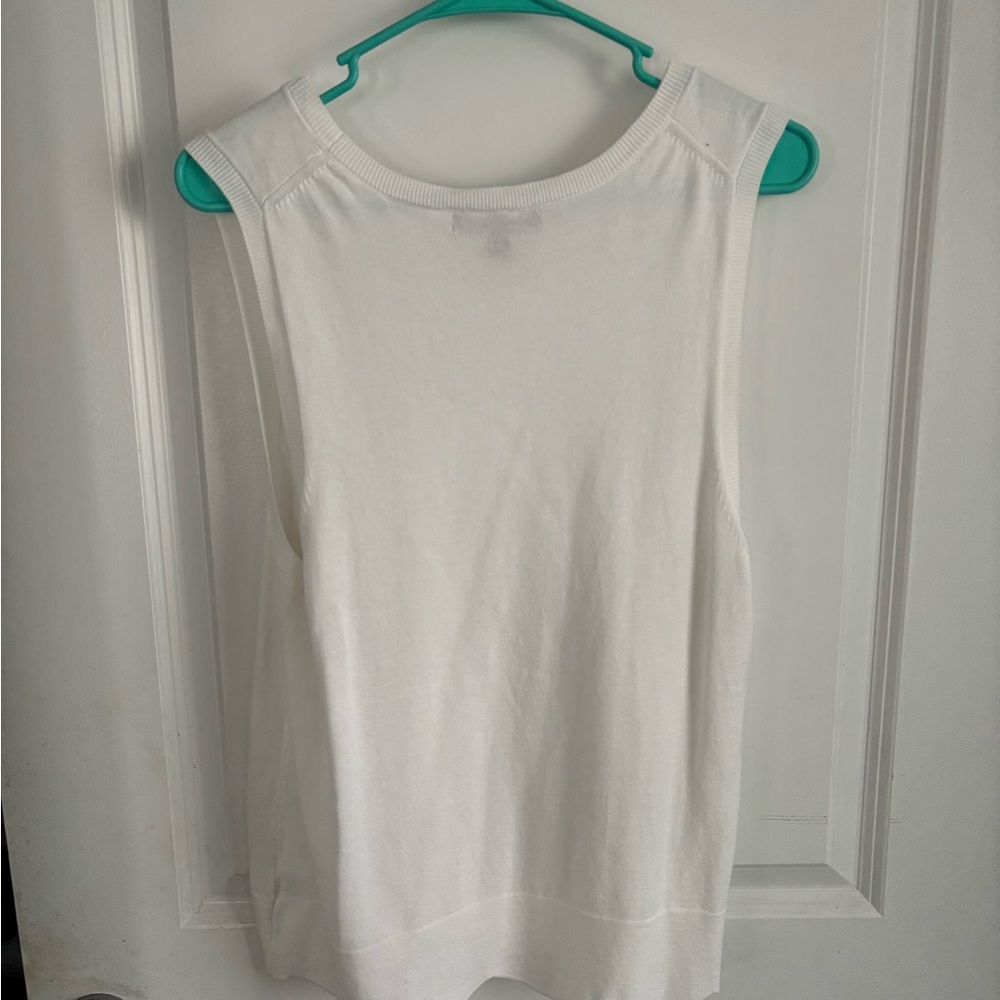 Banana Republic White Tank Top